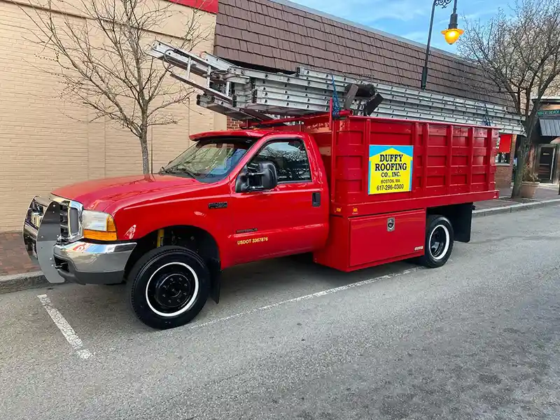 Duffy Roofing Co., Inc. work truck
